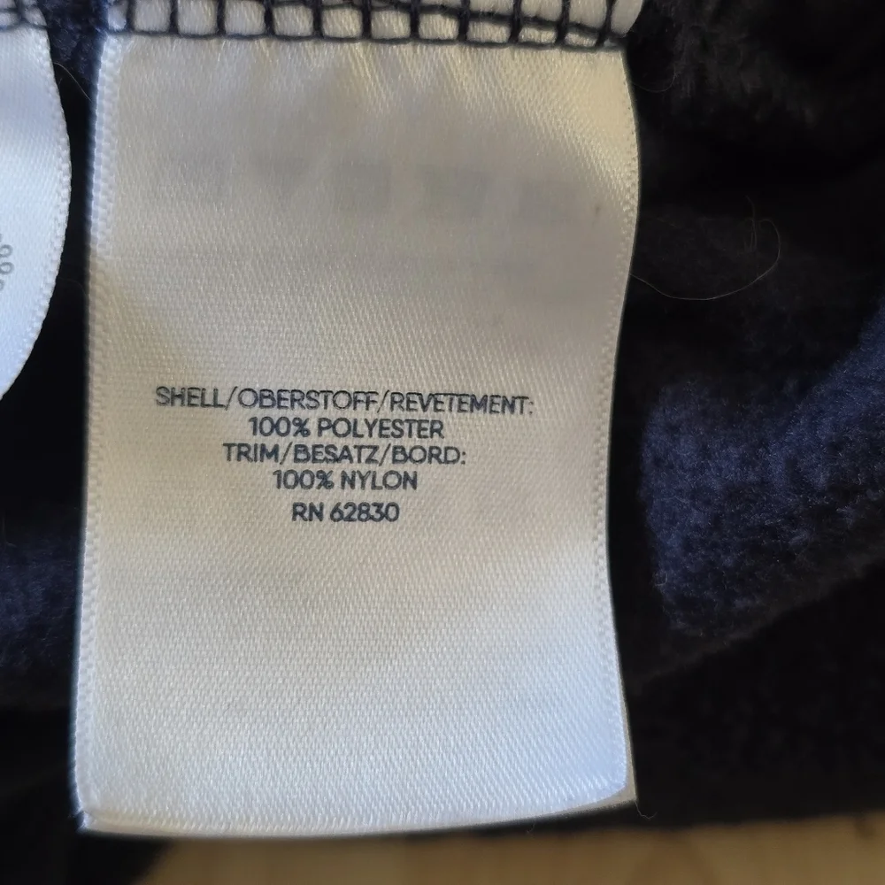 Lands End Quarter Button Fleece Size XL